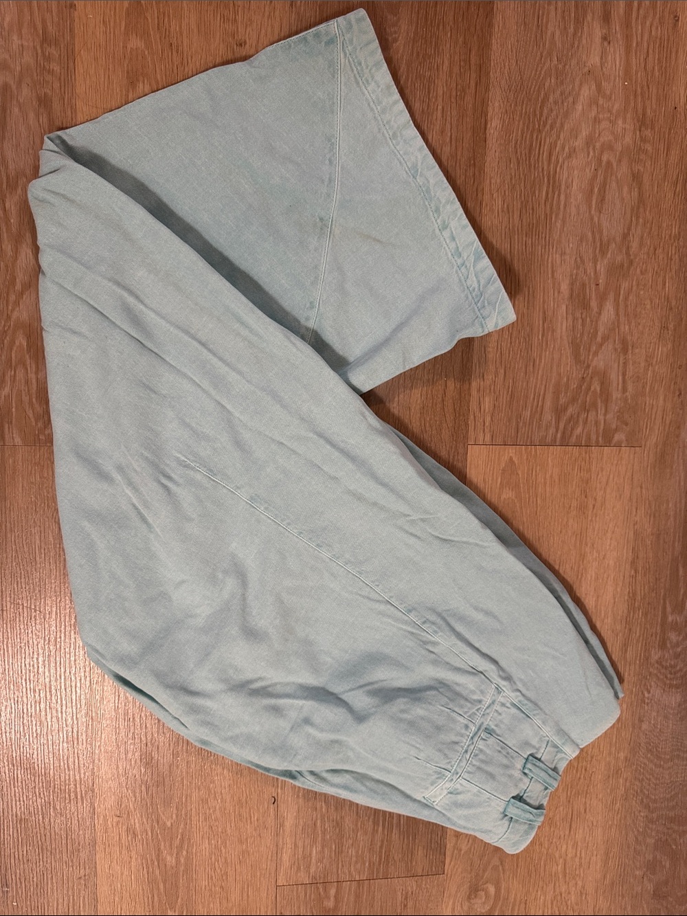 Free people pants Spotlight Washed Barrel Chino Trousers - Picture 5 of 7